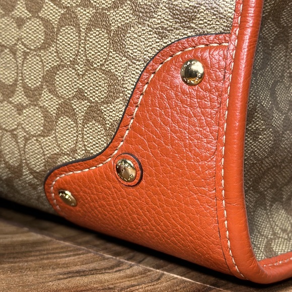 *NWOT* COACH Millie Satchel In Colorblock Signature Canvas - Picture 7 of 16